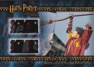 35mm Card Harry playing Quidditch - front